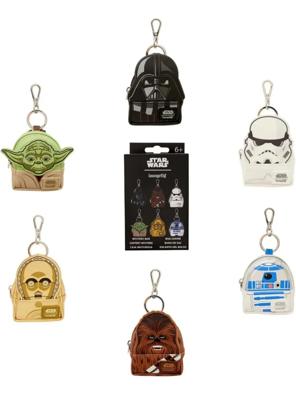 Star Wars-Inspired Mini Backpack Keychain Charm | Cute Collectible Accessory
